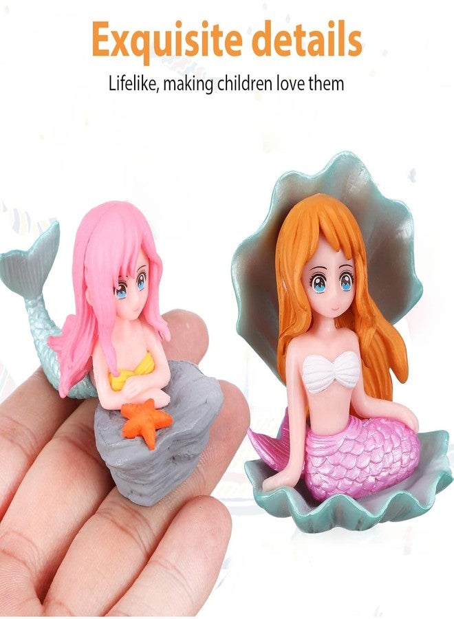 VAYINATO® Miniature Mermaid (3 Pcs-Any Mermaid) Cute Resin Toys for Aquarium Fish Tank Decoration and Desk, Terrarium, Cake and Indoor DIY Decorations by Petzifeworld - Image 3